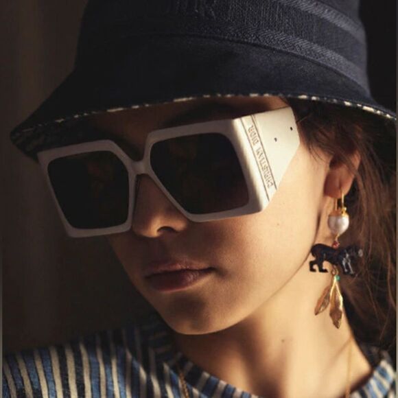 DIOR Sunglasses DIORSOLAR S1U 95A0 Ivory/Smoke Women NEW main image 7